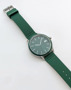 Зеленые часы с силиконовым ремешком Lacoste 12.12 2011085-Зеленый