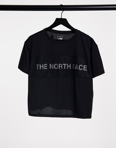 Черная укороченная футболка The North Face TNL-Черный