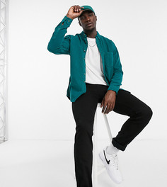 Зеленая вельветовая oversized-рубашка в стиле 90-х ASOS DESIGN Tall-Зеленый