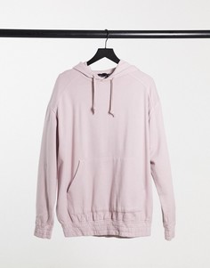 Худи выбеленного розового цвета в стиле oversized ASOS DESIGN-Розовый