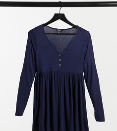 Темно-синий топ с баской New Look Maternity