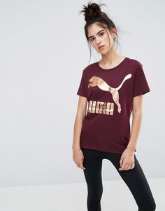 Футболка с логотипом Puma Archive-Красный
