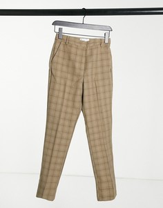 Брюки в клетку ASOS DESIGN-Многоцветный