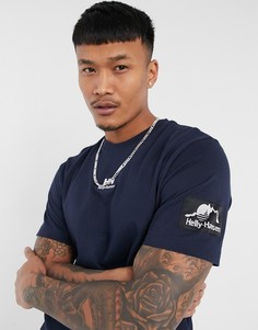 Темно-синяя футболка с нашивкой Helly Hansen YU-Темно-синий