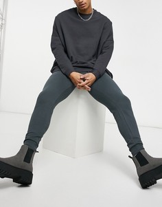 Черные джоггеры скинни ASOS DESIGN-Черный