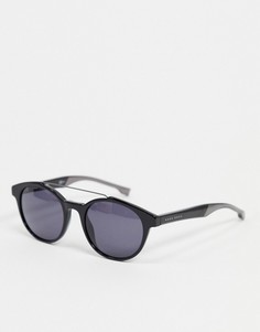 Черные солнцезащитные очки-авиаторы Hugo Boss-Черный