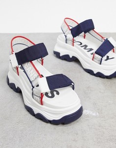 Темно-синие сандалии в спортивном стиле с ремешками Tommy Hilfiger-Темно-синий
