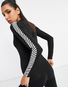 Черный термотоп Helly Hansen HH Lifa