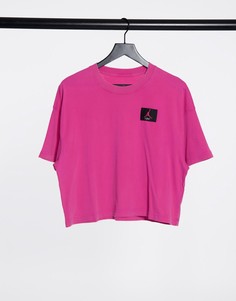 Розовая футболка свободного кроя Nike Jordan Essentials-Розовый