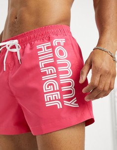 Короткие розовые шорты для плавания Tommy Hilfiger-Розовый