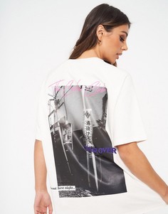 Белая oversized-футболка The Couture Club-Белый