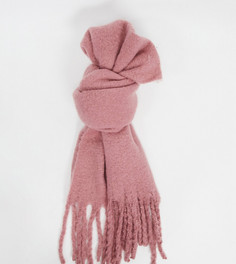 Мягкий шарф пепельно-розового цвета My Accessories London Exclusive-Розовый