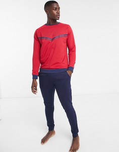 Красный свитшот с логотипом BOSS Bodywear
