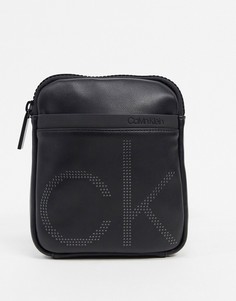 Небольшая сумка через плечо для полетов Calvin Klein ck-Черный