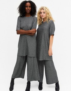 Черное платье мини с блестками Monki Izzy-Черный
