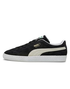 Классические замшевые кроссовки черного цвета PUMA-Черный