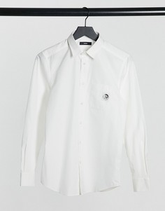 Рубашка с карманом и длинными рукавами Diesel S-Bill-Белый