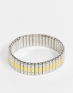 Серебристо-золотистый браслет для часов Topman-Многоцветный