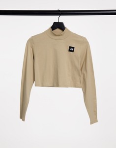 Лонгслив цвета хаки The North Face Nekku-Зеленый
