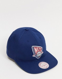 Синяя бейсболка Mitchell & Ness NBA New Jersey Nets-Синий