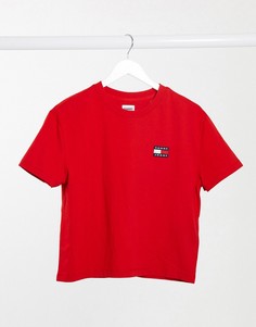 Красная футболка с логотипом Tommy Jeans-Красный
