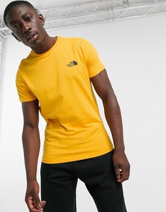 Желтая футболка The North Face Simple Dome-Желтый
