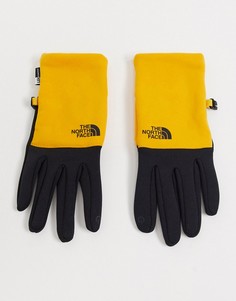 Желтые перчатки из переработанного полиэстера The North Face Etip-Желтый