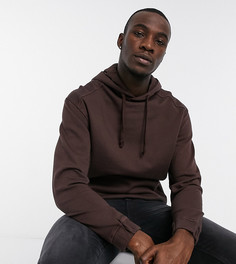 Oversized-худи выбеленного коричневого цвета ASOS DESIGN Tall-Коричневый