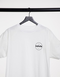 Белая футболка c круглым логотипом Levis-Белый Levis®