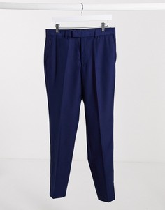 Однотонные брюки узкого кроя French Connection-Голубой