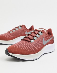 Красные кроссовки Nike Running Air Zoom Pegasus 37-Коричневый