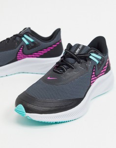 Черные кроссовки Nike Running Quest 3-Черный