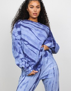 Oversize-свитшот с принтом тай-дай от комплекта Missguided-Многоцветный