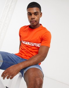 Футболка с логотипом BOSS-Оранжевый