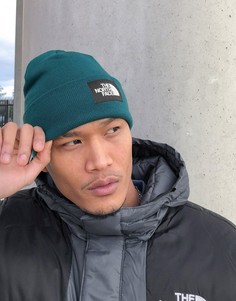 Сине-зеленая шапка-бини из переработанных материалов The North Face-Зеленый