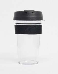 Черная многоразовая кружка объемом 16 унций KeepCup Original-Бесцветный
