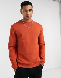 Коричневый свитшот ASOS DESIGN