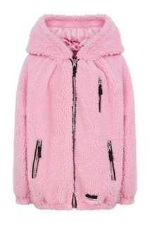 Объемная розовая куртка Miu Miu