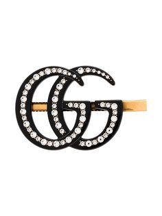 Gucci заколка для волос с логотипом Double G