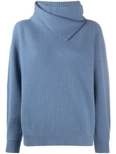 Brunello Cucinelli кашемировый джемпер с воротником-хомутом