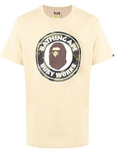 A BATHING APE® футболка с короткими рукавами и логотипом