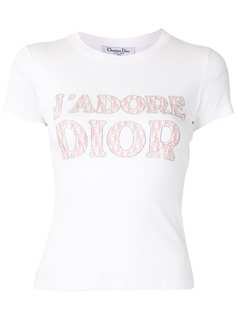 Christian Dior футболка JAdore Dior с узором Trotter