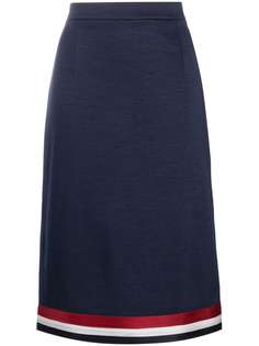 Thom Browne юбка-карандаш с контрастными полосками