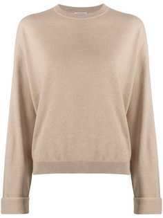 Brunello Cucinelli кашемировый джемпер тонкой вязки