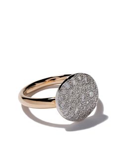 Pomellato 18kt rose gold Sabbia diamond ring