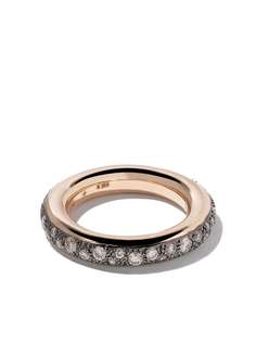 Pomellato 18kt rose gold Iconica brown diamond ring