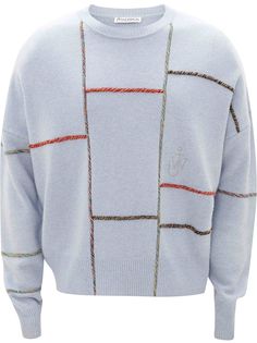 JW Anderson PATCHWORK DARNING JUMPER