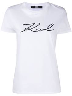 Karl Lagerfeld футболка Karligraphy