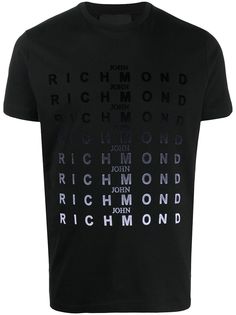 John Richmond футболка с графичным принтом