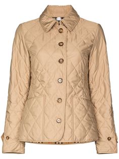 Burberry стеганая куртка Fernleigh